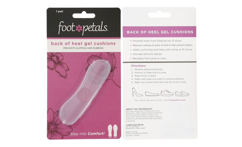 Foot Petals Backof Heel Gel